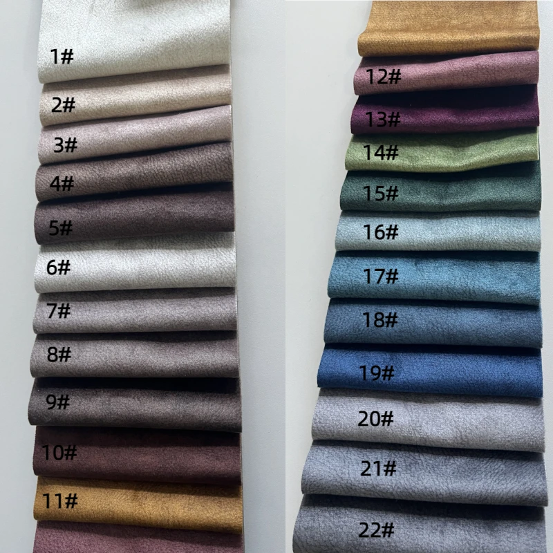 Мягкая бархатная ткань из искусственной кожи для шитья мебели и автомобильной