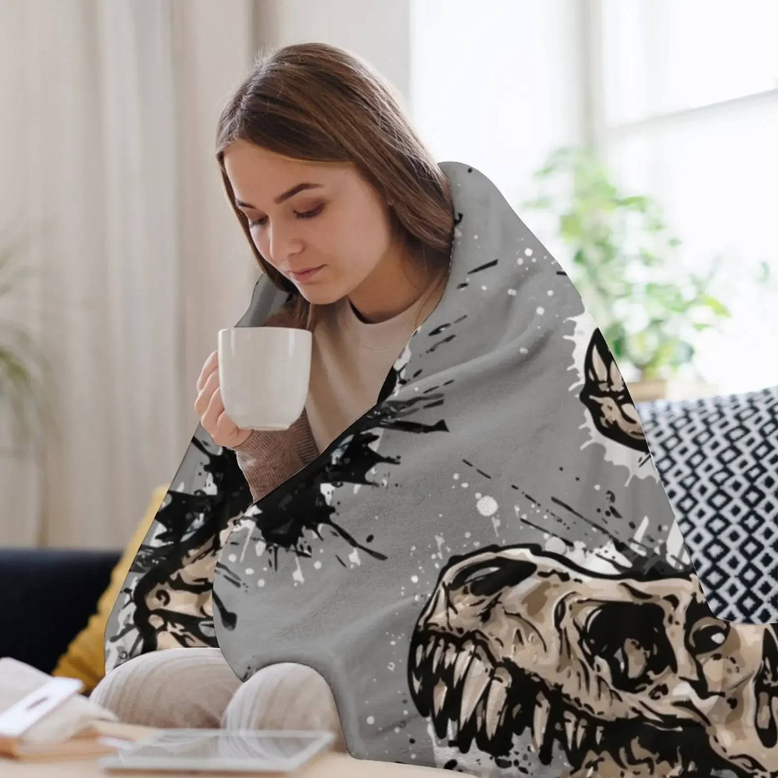 Динозавр - тираннозавр рекс trex t-rex Плед Одеяла из фланелевой ткани и летние