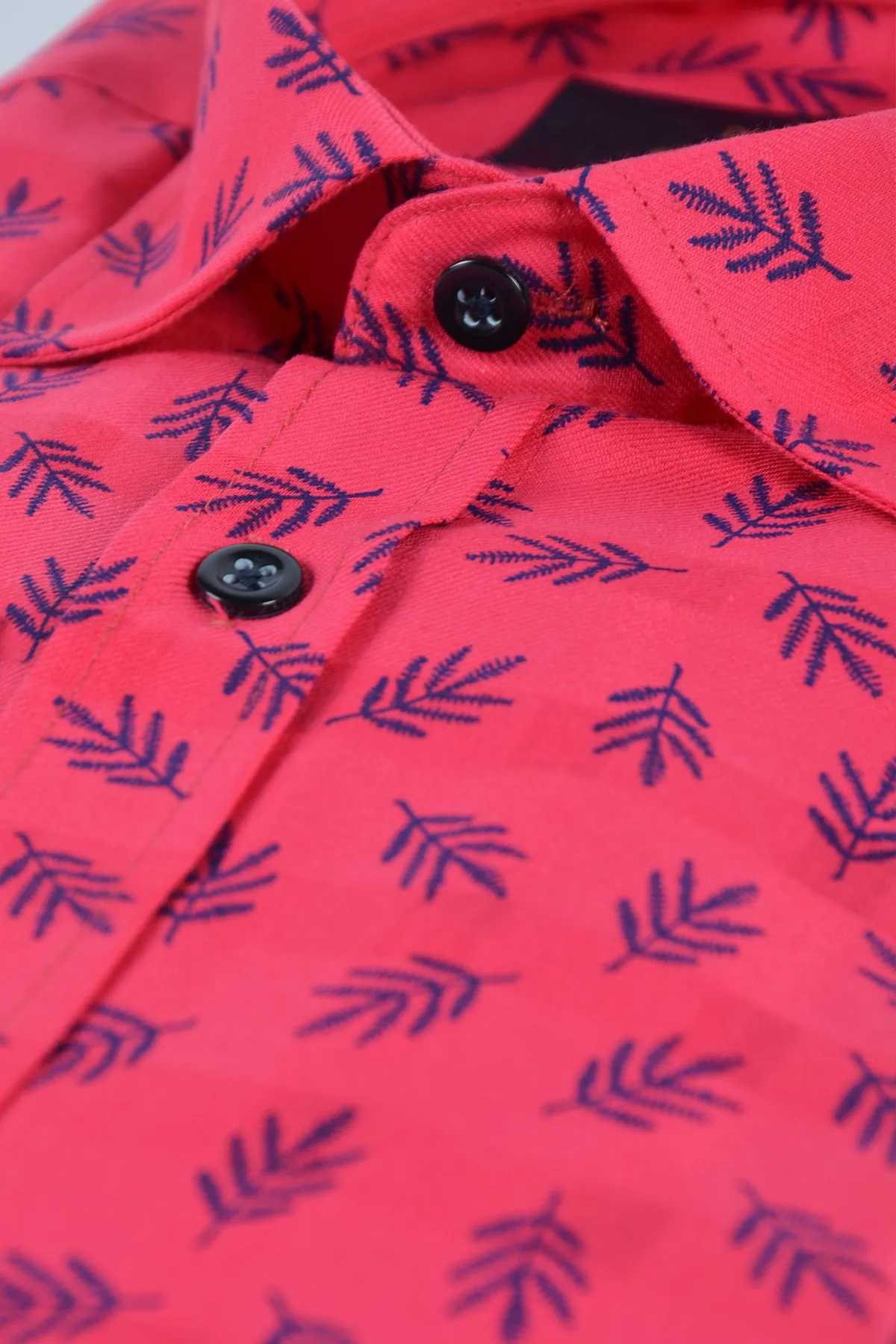 Therapy Men Male Long-Sleeve Print Shirt 20Y-4300431 Fuchsia