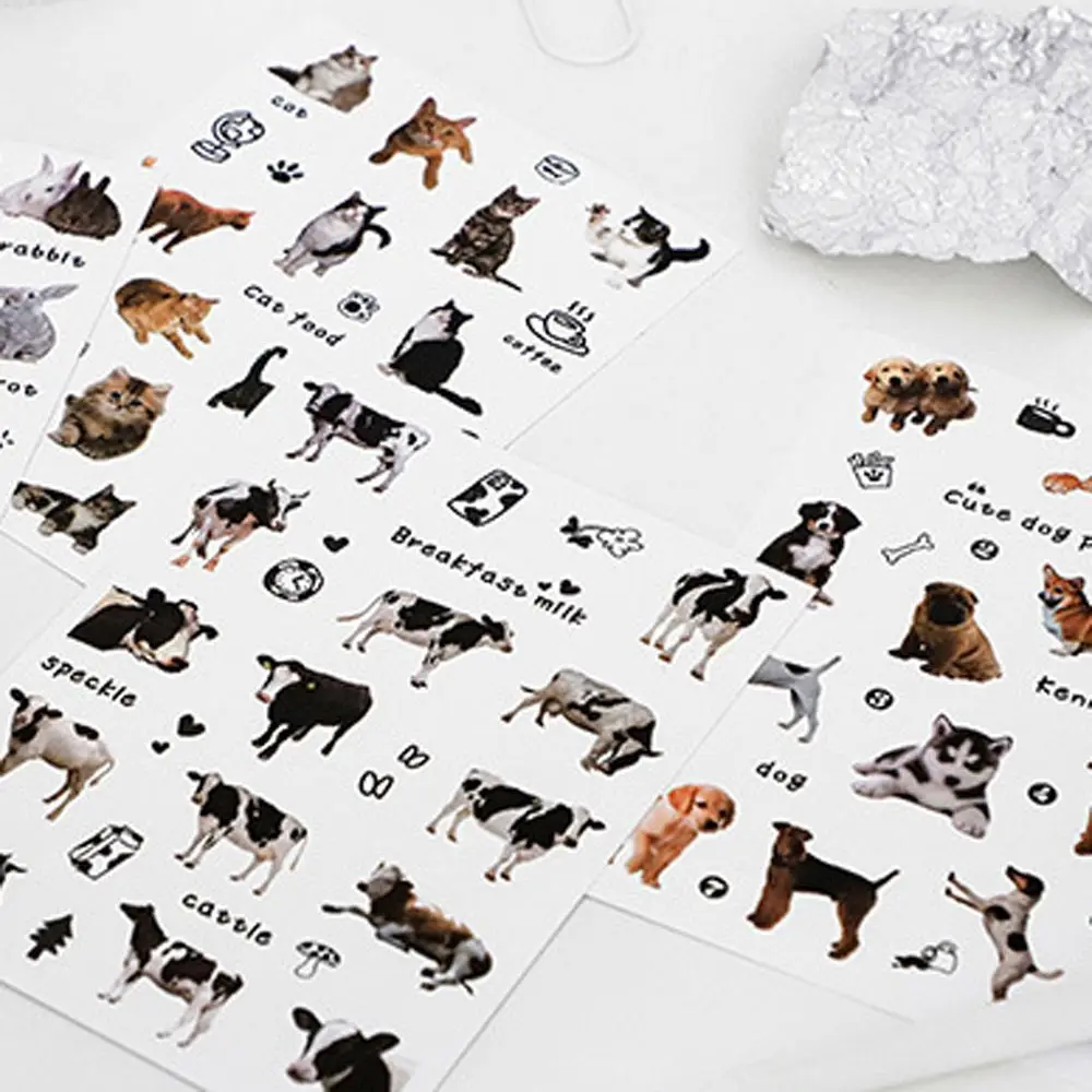 

Account Scrapbooking Phone Journal DIY Decorative Stickers Album Decoration Animal Stationery Sticker School Supplies