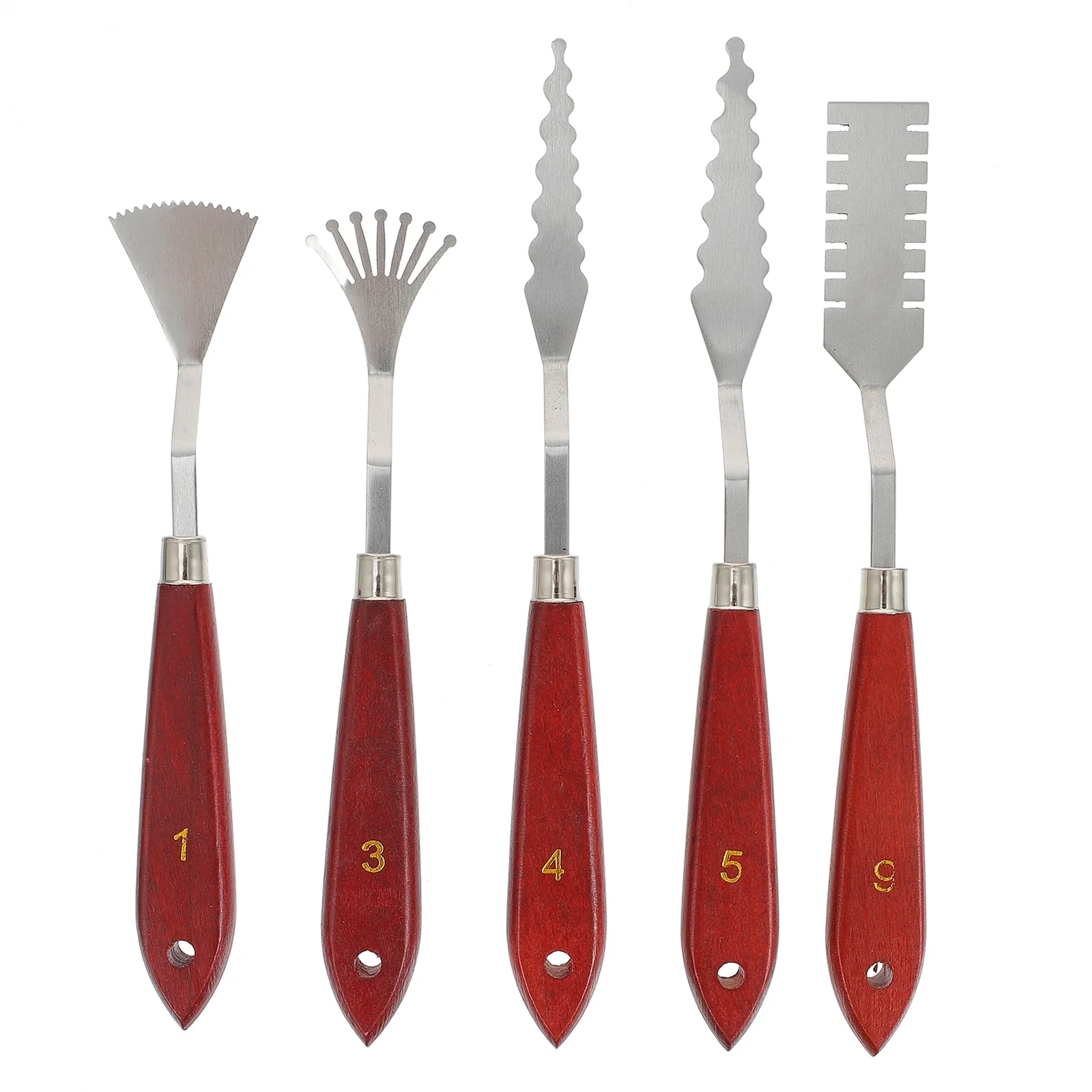 

5PCS Practical Portable Painting Spatulas for Painting DIY Scrape Home
