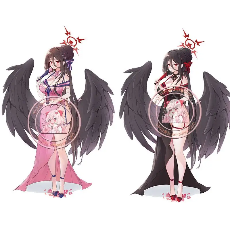 Аниме Синий архив Hanekawa Hasumi акриловая подставка украшения фигурки героев