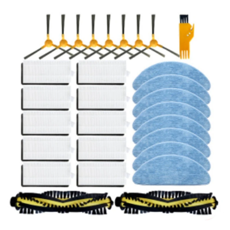 

Hepa Filter Mop Main Brush For Neatsvor X500 X520 X600 Pro For Tesvor X500 T8 S6 Vacuum Cleaner Spare Parts