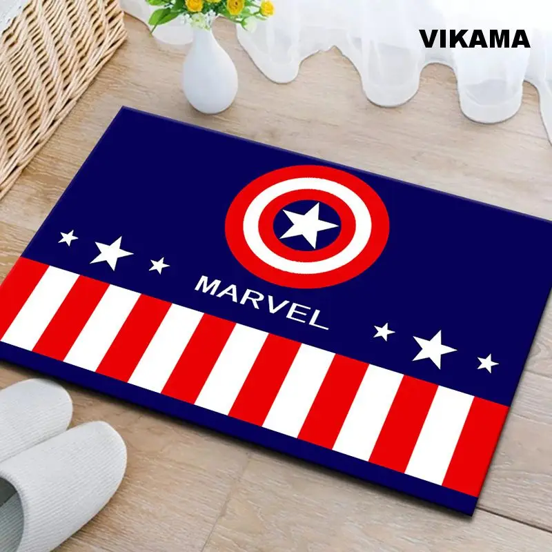 Бархатный Ковер VIKAMA Со Стразами Нескользящий Моющийся Коврик Для Двери Дома