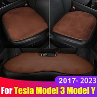 car seat cushion for tesla model 3 y 2017 2022 2021 2023 model y comfortable and breathable auto seat cover interior accessories