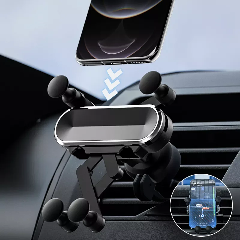 

Car Holder for Phone Air Vent Mount Mobile Stand Smartphone GPS Support for IPhone 13 12 Pro Max