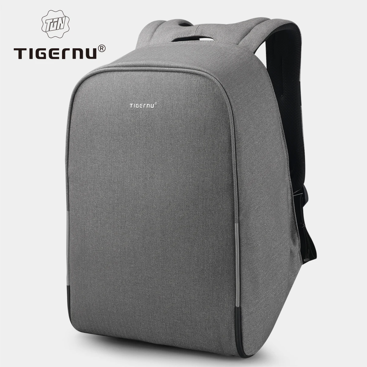 

Портативный USB-порт для зарядки Tigernu Business Men Подходит для 15.6-дюймового ноутбука Портативная школьная сумка с водонепроницаемым чехлом от дож...