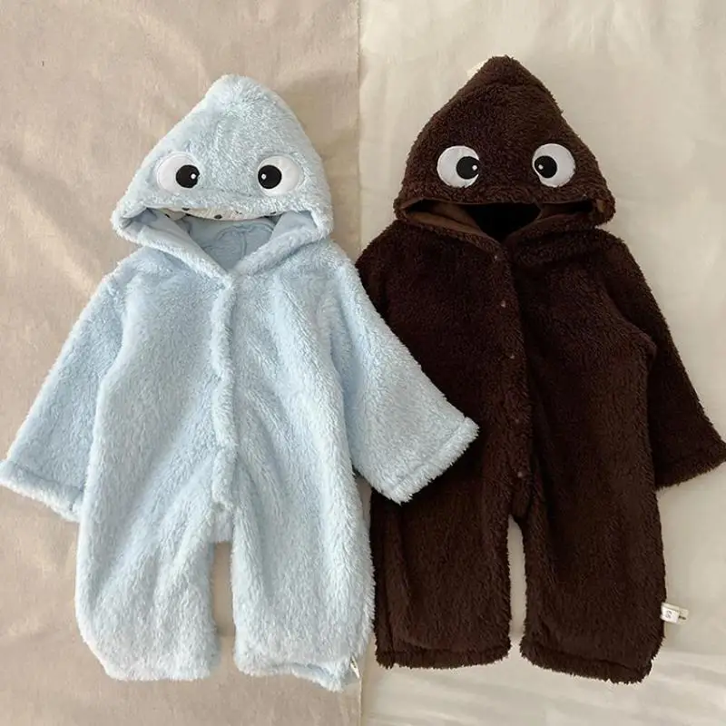 Новый Зимний Детский Плюшевый комбинезон