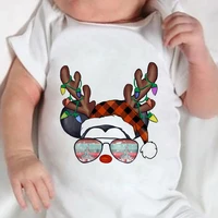 simple and creative mickey mouse graphics disney baby romper cool wearing sunglasses series four seasons casual girl boy onesie