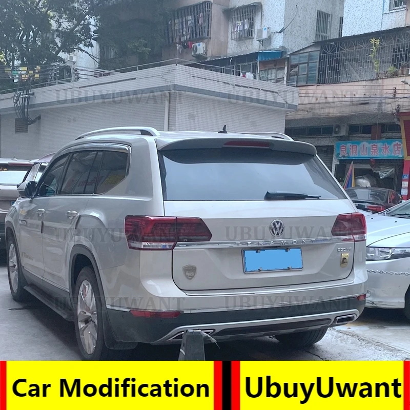 

Задний спойлер для Volkswagen VW Atlas Teramont 2017-2020 из АБС-пластика и углеродного волокна