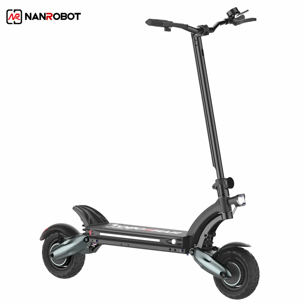 

NANROBOT oil brake 2000w 52v 60km 10 Inch High Speed Powerful Adult Electric Scooter For Sale