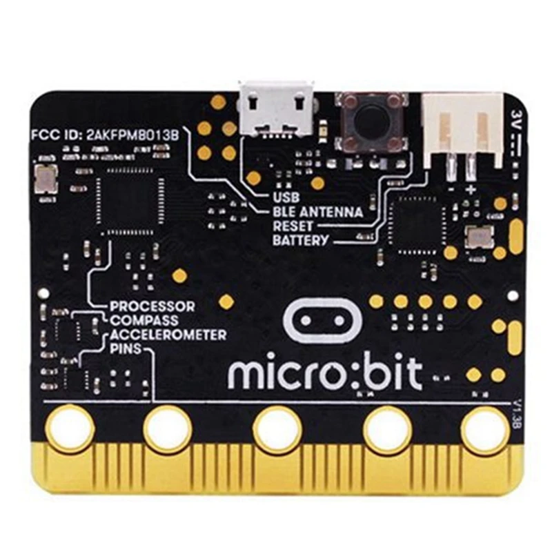 Фото Набор для начинающих BBC Microbit Go Micro:Bit BBC, макетная плата «сделай сам», программируемое обучение с зажимами типа «крокодил», Набор испытательных выводов №3