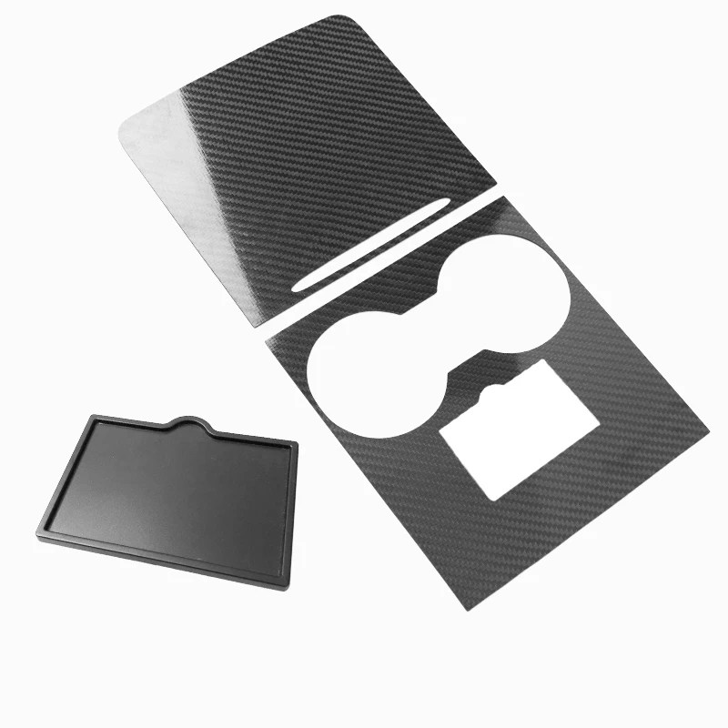 

2021 Tesla model 3 tesla model y center control panel carbon fiber cover interior accessories