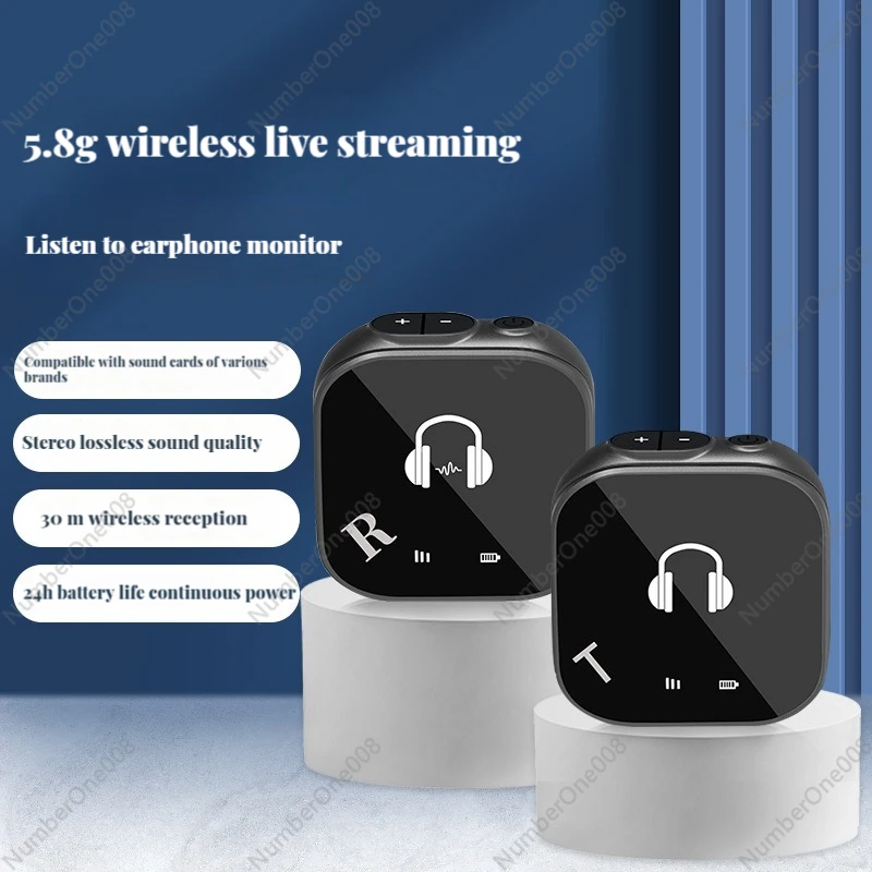 Беспроводная система внутриушного монитора 5 8G IEM с передатчиком-приемником