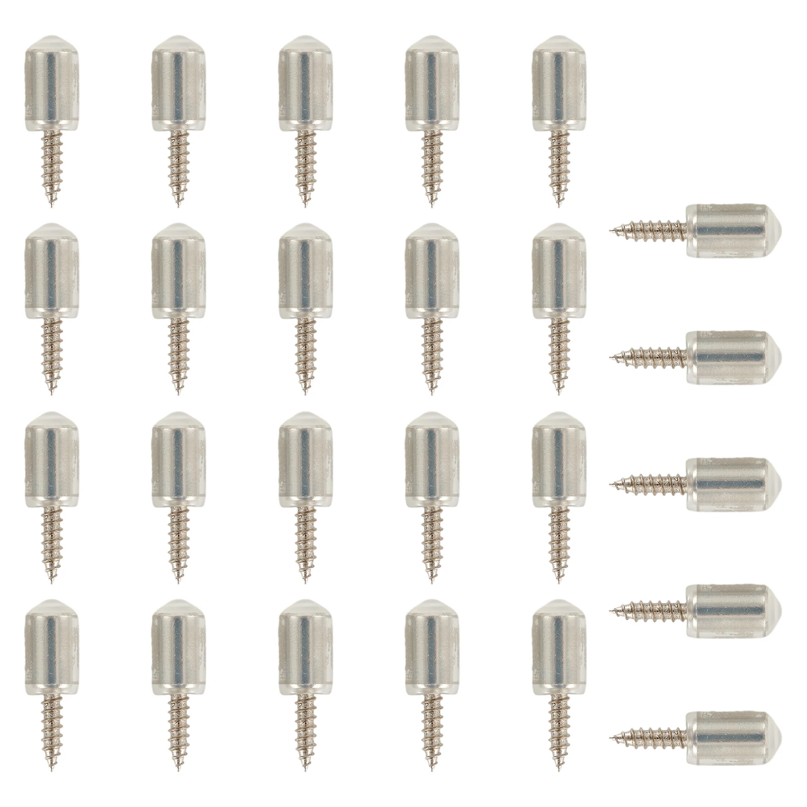 

High Quality Bookcases Glass Laminates Self-tapping Screws Drag 25.5*7.5mm Anti-oxidation Beautiful Dust-proof