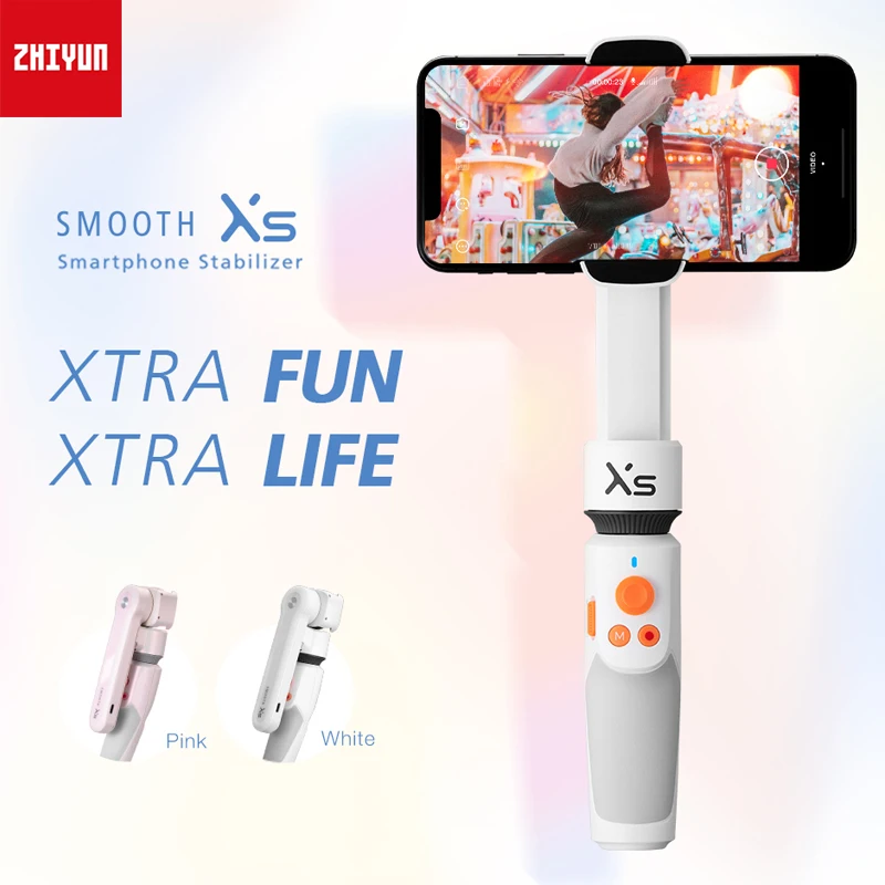 

ZHIYUN SMOOTH XS Gimbal Palo Selfie Stick Phone Monopod Handheld Stabilizer for Smartphone iPhone Huawei Samsung Redmi