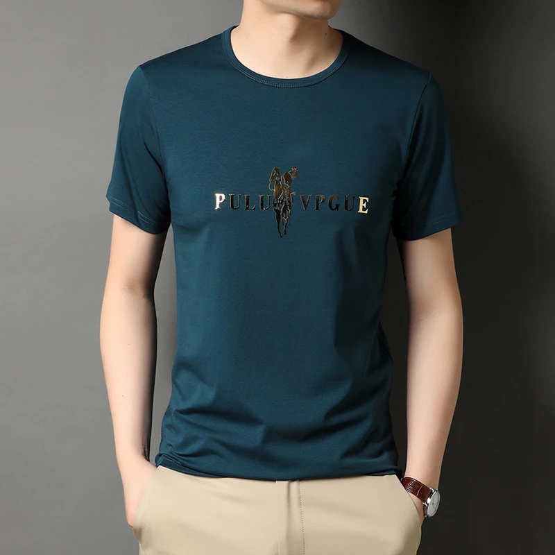 2022 Топ класс хлопок спандекс новый летний дизайнерский бренд топы Короткий рукав