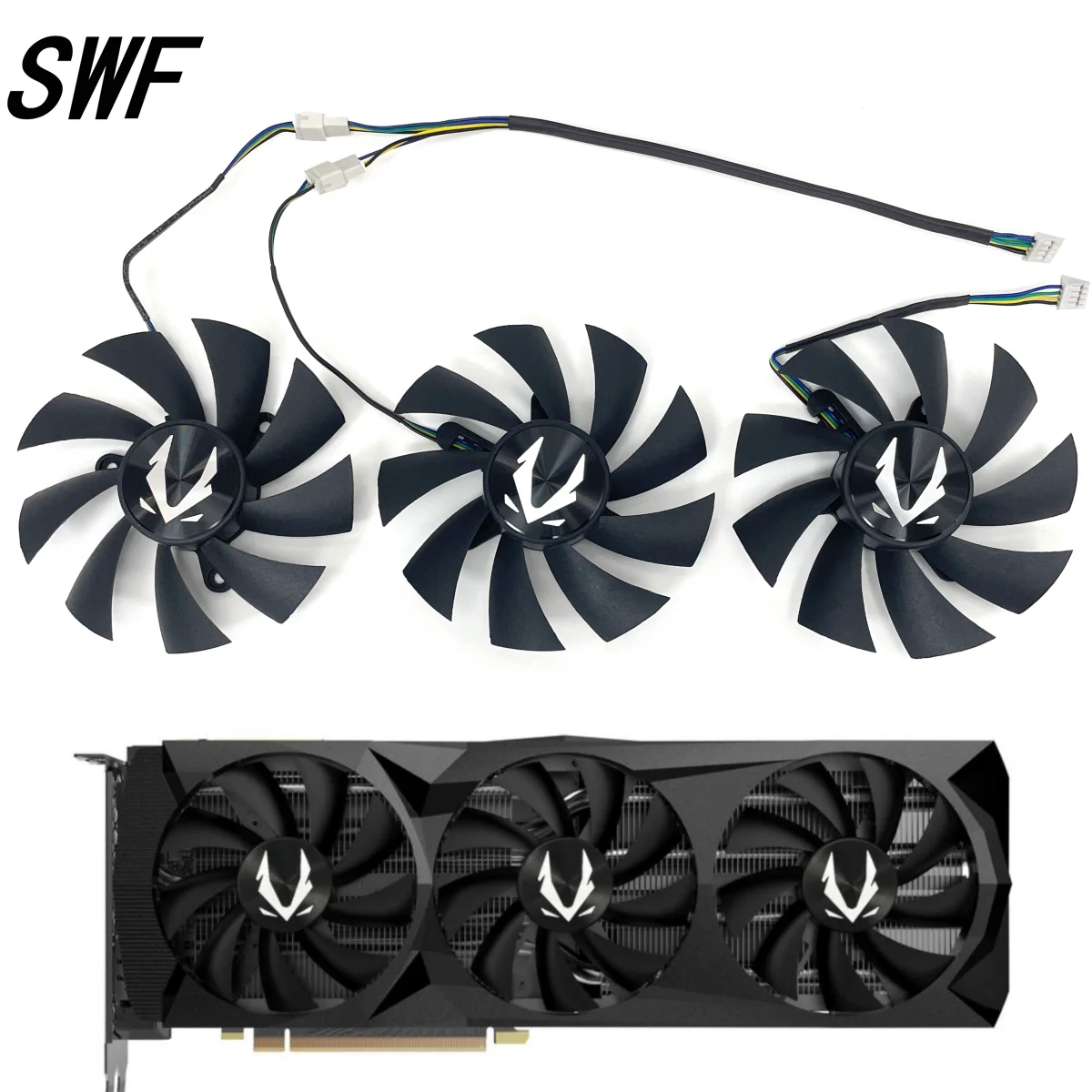 

New 87MM GA92S2U 12V 0.46A 4PIN Cooling Fan For ZOTAC GeForce RTX 2070 2080super 2080Ti AMP Edition Graphics Card Cooler Fan