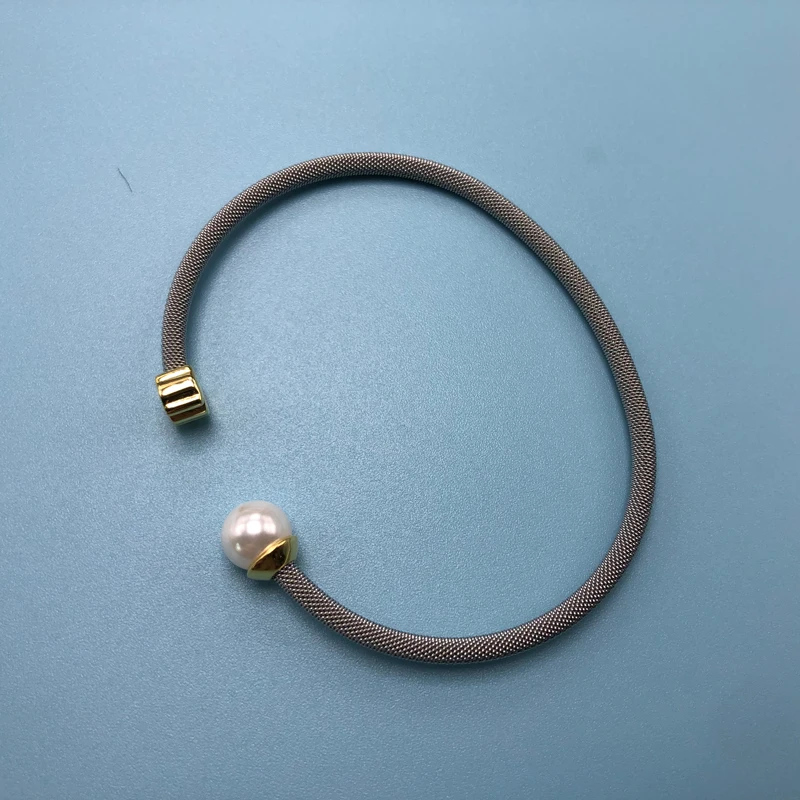 

Women's Open Bracelet, Spanish Bear Jewelry, 925 Silver Packaging Bag Gift, With original logo. Fashion, Gold Pearl, Popular
