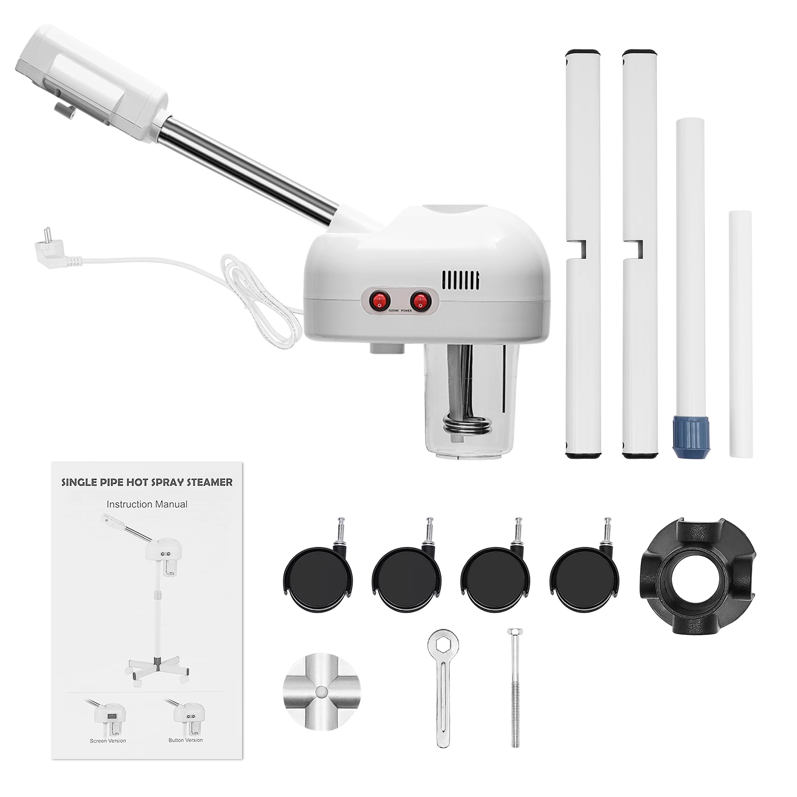 

2 In1 Salon Ozone Facial Vaporizer Steamer 750W Used In Homes Hospitals Beauty Salons And Other Places