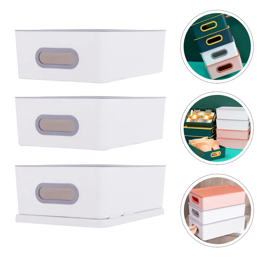 

3Pcs Household Drawer Storage Box Underpants Case Sock Storage Organizer