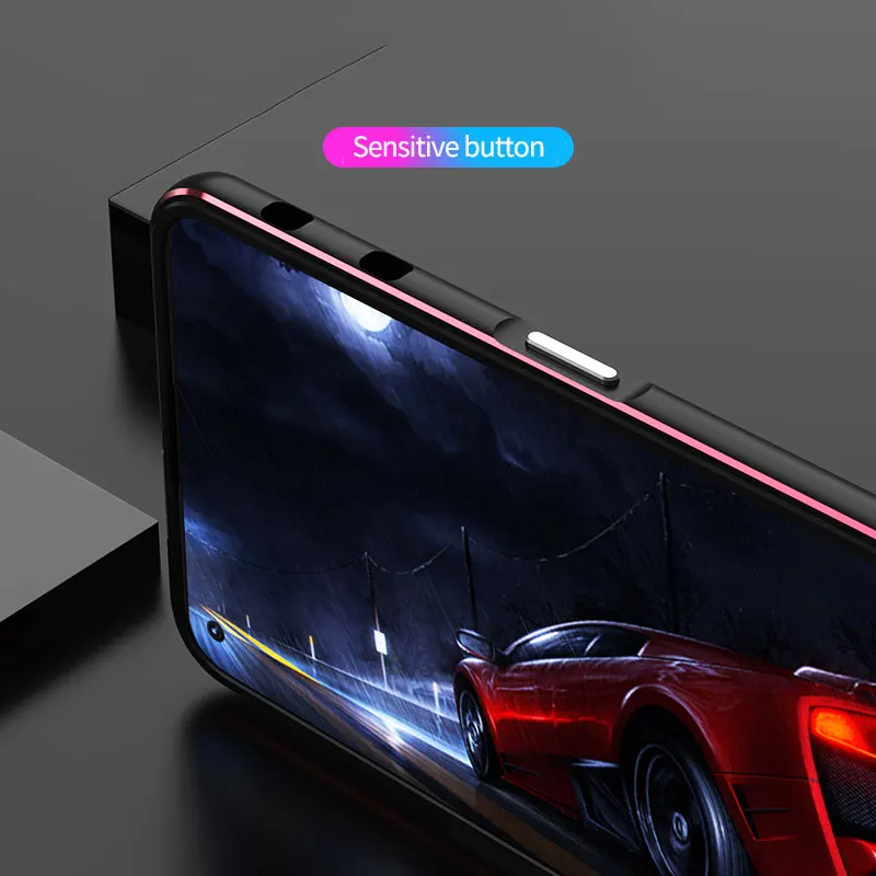 Ceny Dla OPPO Reno6 Pro Case 5G Reno8 7 Aluminiowa Metalowa Rama Zderzaka Szczupła Pokrywa Skórki Telefon Ochronny Funda + Carmera Osłona Obiektywu