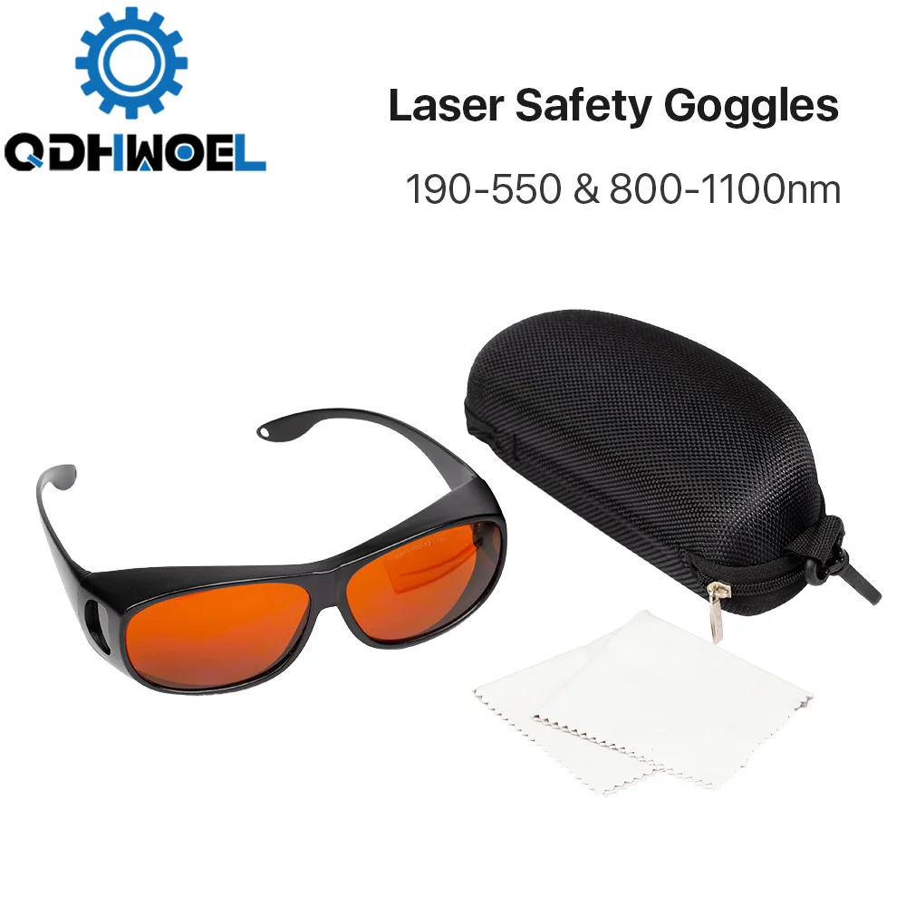 

UV Green Fiber Laser Safety Goggles Type B Protective 355 & 532 & 1064nm Wavelength Glasses Shield Protection Eyewear