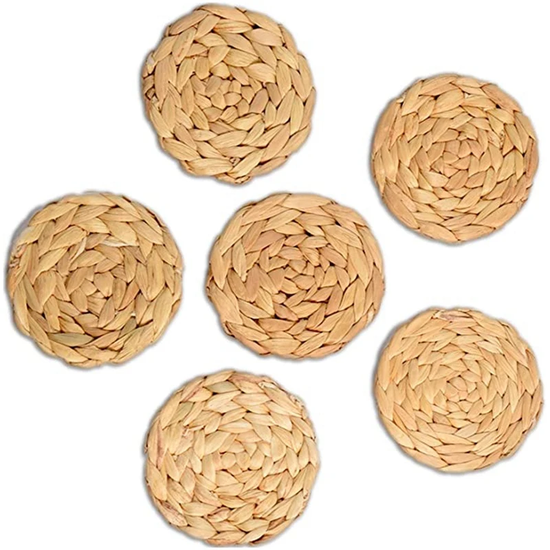 

Подставки для морских водорослей, прочные подставки ручной работы, набор из 6 подставок для напитков, подставки для чашек