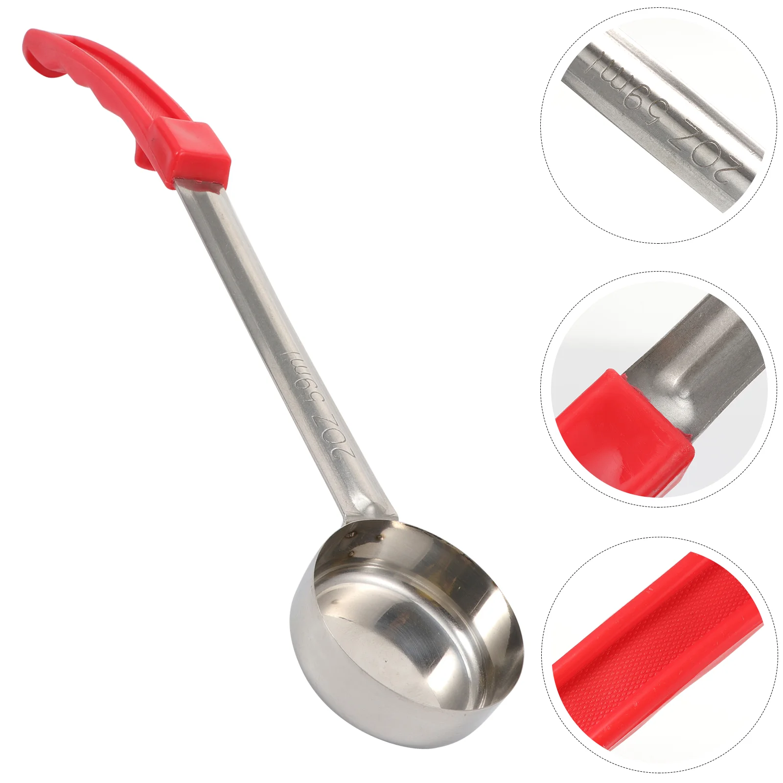 

Portion Spoon Ladle Serving Control Spoons Sauce Soup Scoop Food Kitchen Gravy Steel Stainless Portioner Controller Metal