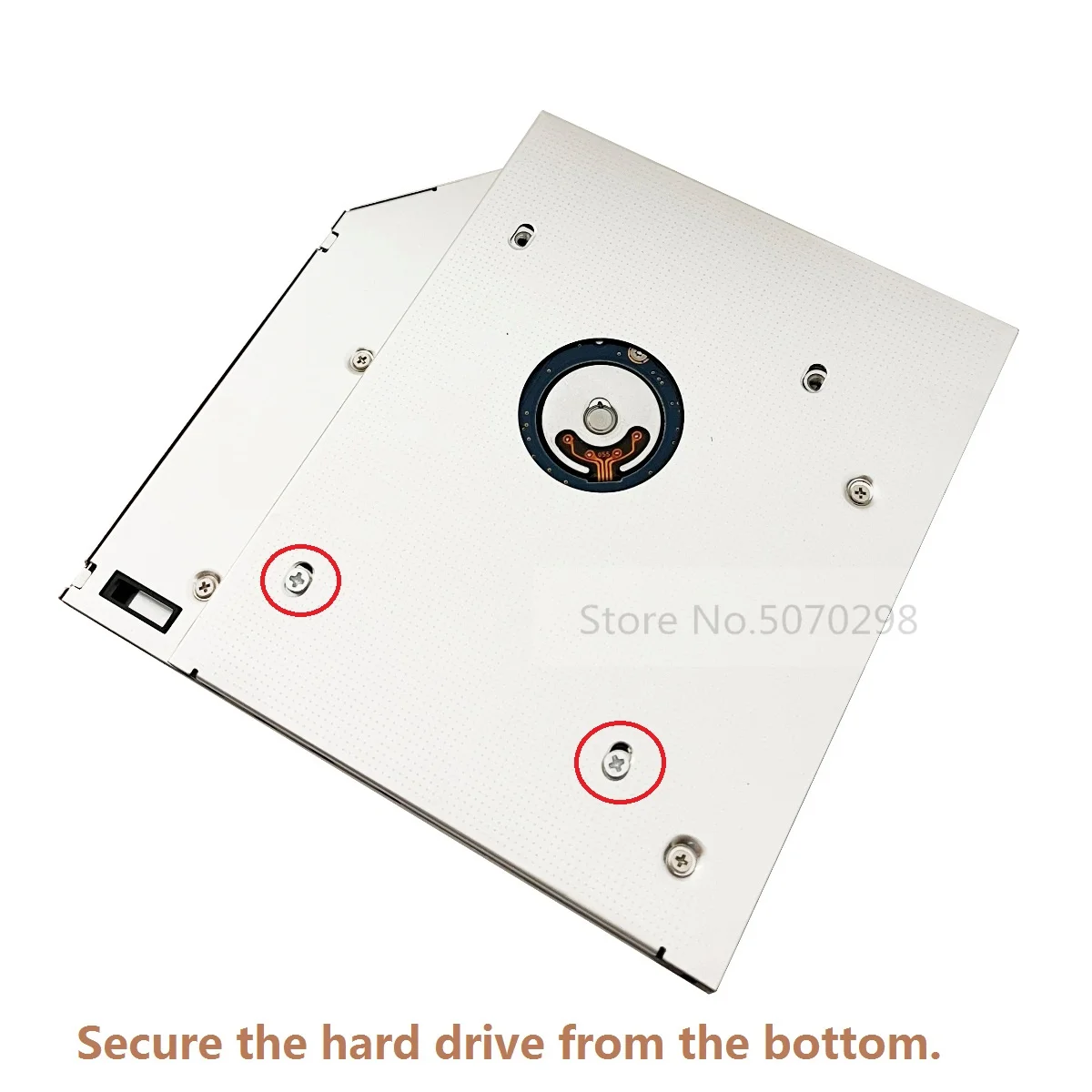 Рамка Передняя крышка Кронштейн 2-й SATA 3.0 3 0 "жесткий диск HDD SSD оптический Caddy для