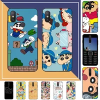 bandai crayon shin chan phone case for redmi note 8 7 9 4 6 pro max t x 5a 3 10 lite pro