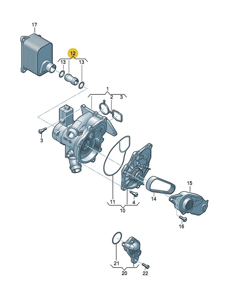 06L121131 06L121118 06K121131 Водяной насос BOICY для Golf Jetta Touareg Polo Tiguan Touran Passat A3 A4 A5 Q3 Q5 Q7 Octivia