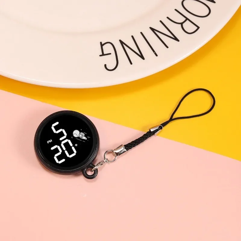 

Светодиодные часы с подвеской, простые сенсорные электронные часы с подвеской для учащихся начальной школы