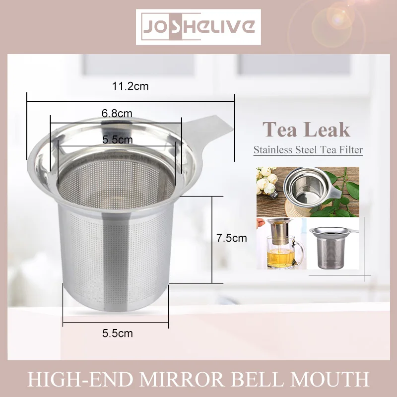 

Чайный горшок, чашка, инфузор для чая, практичный подвесной фильтр, сетка для кружки, чайный горшок, аксессуары для чая из нержавеющей стали ...