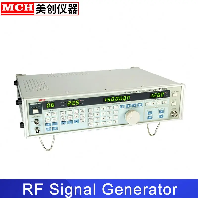 

Stereo FM 150MHz Digital RF Signal Generator SG-1501B With Programmable Up To 110MHz FM Stereo