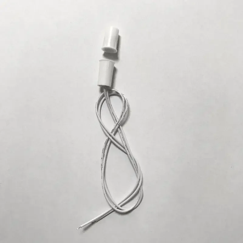 

Белый пластиковый проводной датчик двери, окна, магнитный переключатель, детектор домашней системы сигнализации NC NC