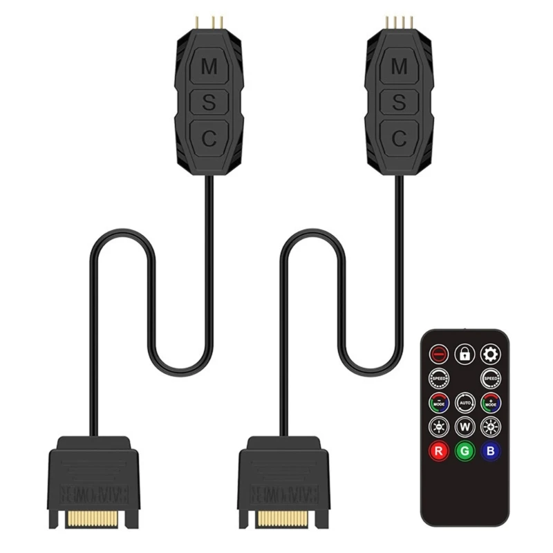 

Компьютерный контроллер ARGB 634A с 3 клавишами, 4 контакта, 12 В, RGB /3 контакта, 5 В, Замена контроллера ARGB