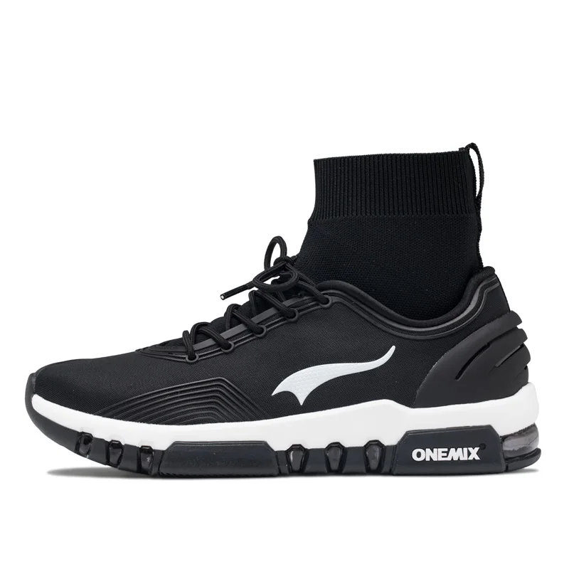 ONEMIX Walking Shoes Men Outdoor High Top White Latform Fashion Zapatillas Sports Leather Kpu Sneakers for Women Nursing Shoes