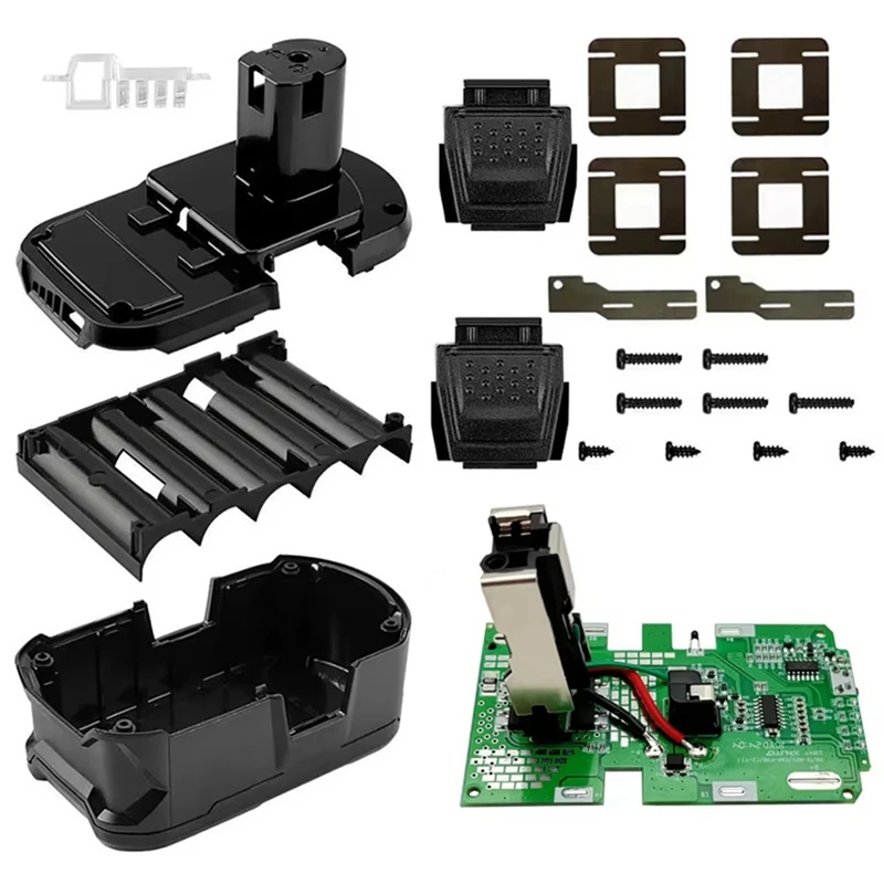 P108 10X18650 литий-ионный аккумулятор пластиковый корпус защита от зарядки печатная