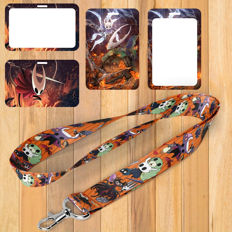 

A0510 Hollow Knight Lanyard For Keychain ID Card Pass Gym Mobile Phone USB Badge Key Ring Holder Neck Straps Accessories