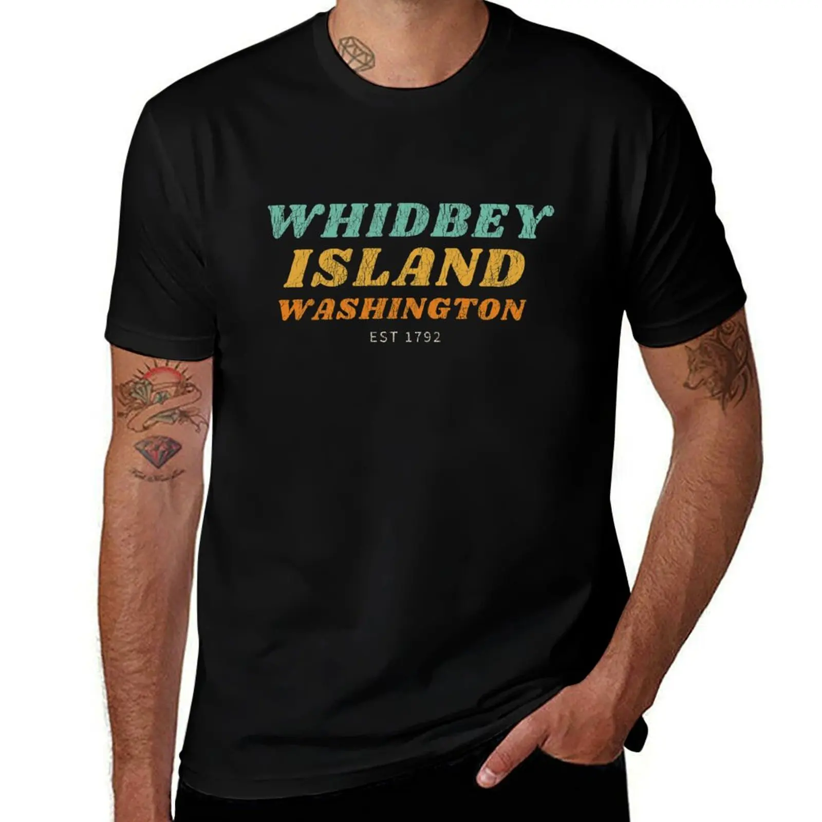 Мужская футболка Whidbey Island Washington Est. 1792