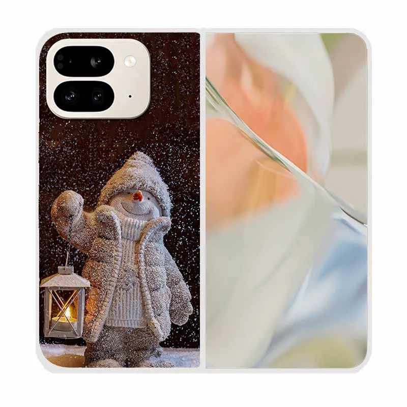 Складная задняя крышка для Google Pixel 9 Pro телефона из прозрачного твердого пластика