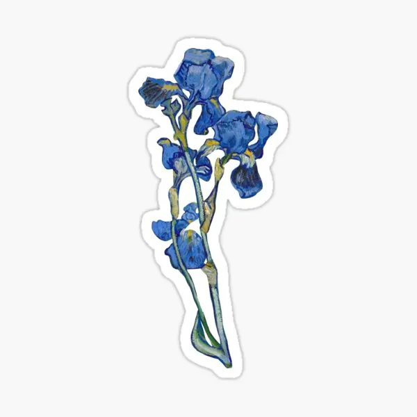 Ирисы Ван Гог 5 шт. наклейки для художественного декора бампера милая комната