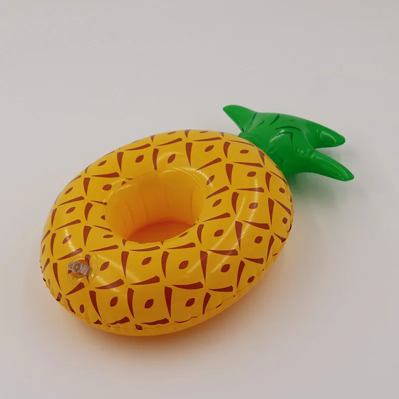 Плавательное кольцо с воздушным наполнением "Ананас", плавающий подставка для напитков "Ананас", плавающий напиток в форме "Ананас", надувная игрушка для плавания "Ананас".
