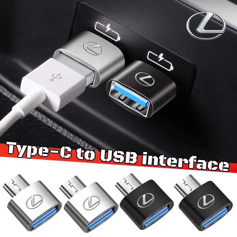 Фото Автомобильный интерфейс Type-C к USB 3.0, мини-конвертер, зарядный адаптер для Lexus ES300 RX330 RX300 GS300 IS250 IS200 CT200h IS300 NX RX №3