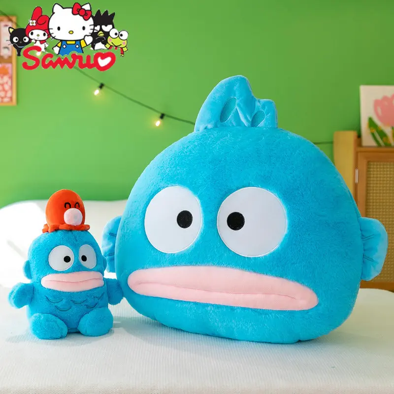 

Sanrio Mermaid Handon Doll Throw Pillow Kids Creative Mermaid Doll Bed Gift Kawaii Anime Plushie Children's Toy Soft Girls Dolls