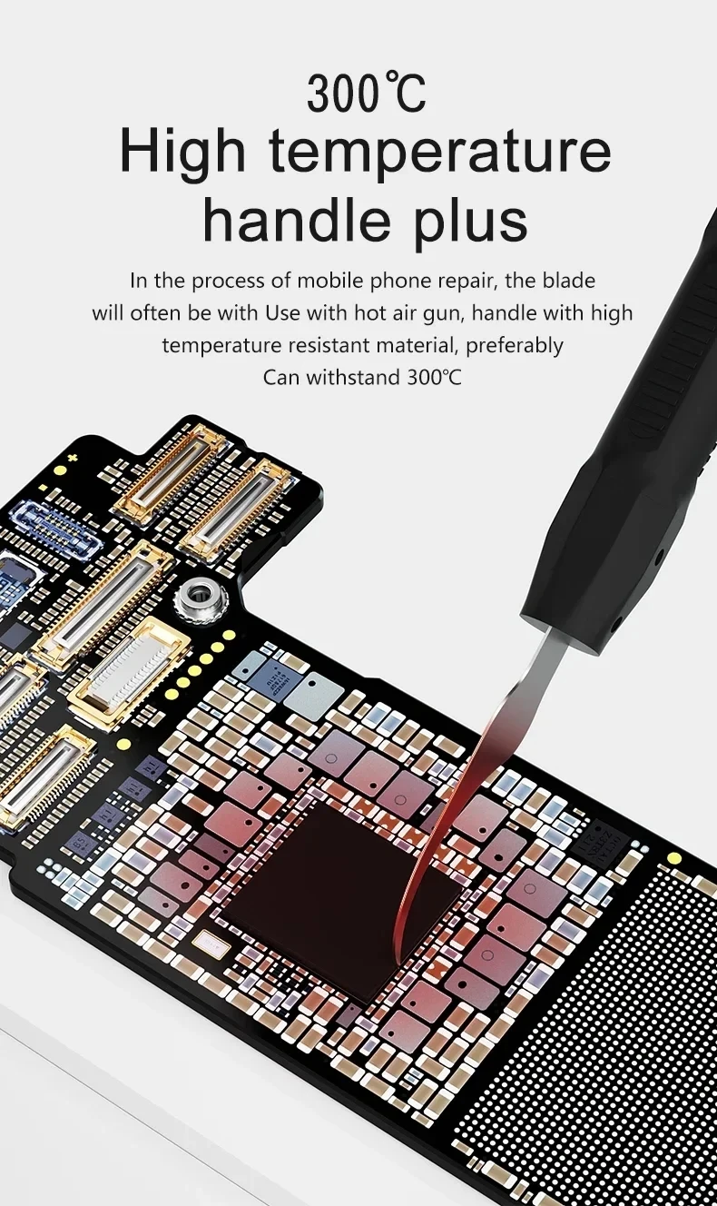 Фото MAANT M075 5 шт./компл. ремонтная подставка для телефона iPad ремонт материнской платы чип/IC жесткий диск снос клей соскабливание и удаление ручные инструменты №5