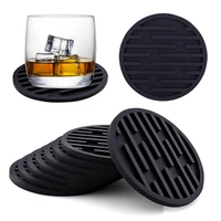 excellent drinks coaster high toughness 8 colors coffee cup thickened decorative mat cup pad table pad