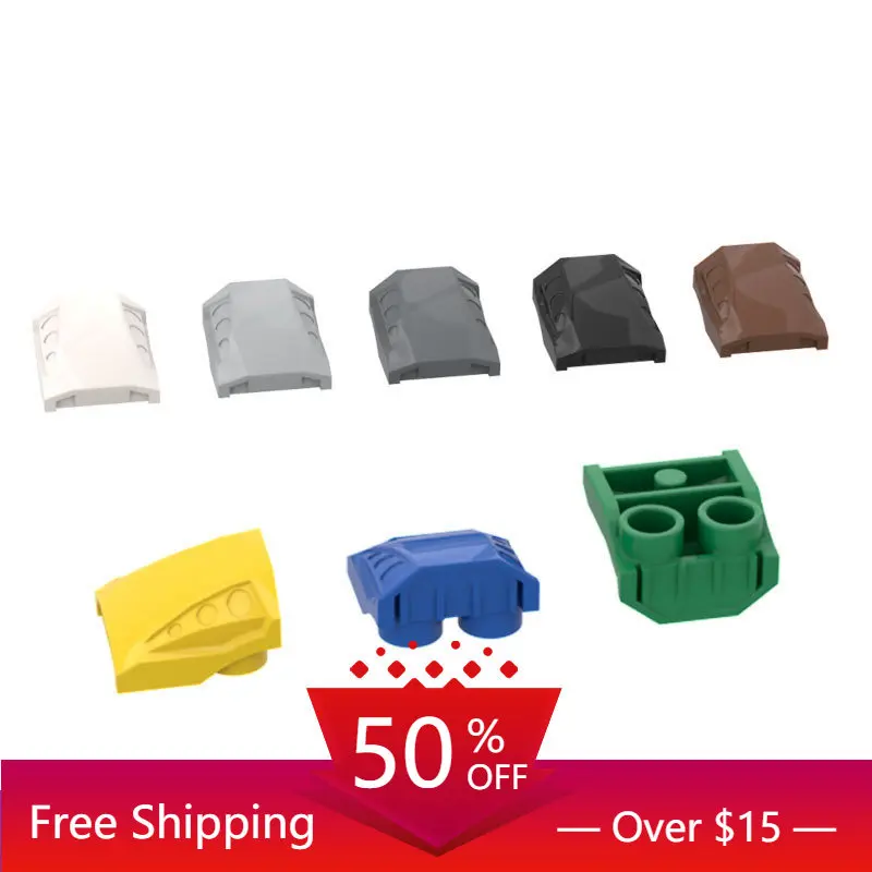 

10 шт. кубики MOC сборные детали 44675 2x2 изогнутые украшения строительные блоки кирпичи массовая модель Образовательные Детские части