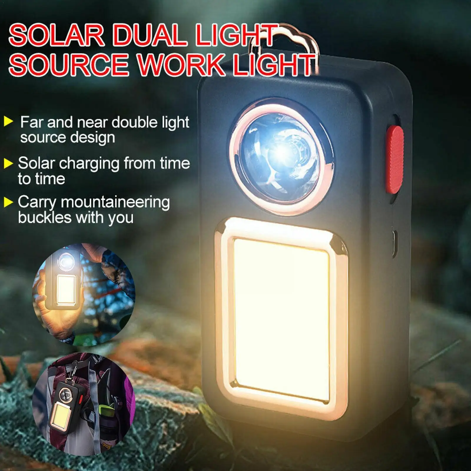 

Светильник для кемпинга на солнечной батарее с зарядкой через USB